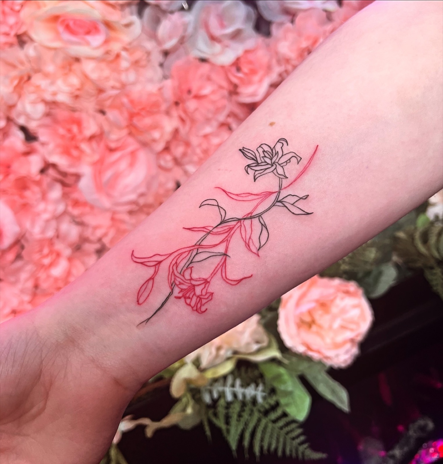 Fine-line tattoo by Kenzie Campbell, portfolio piece 9